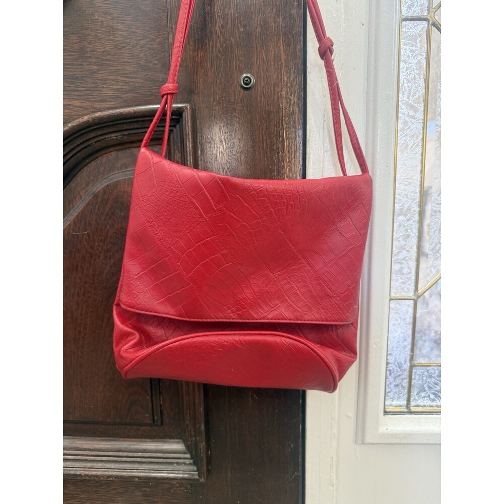 Pasific Express Vintage Red Alligator Skin Purse